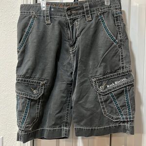 Mens rock revival cargo shorts